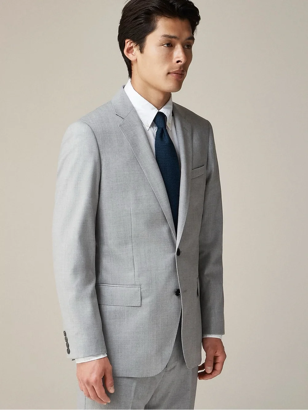 J. CREW Ludlow Slim-fit suit jacket in Italian wool in Gray NWT 40 R $550 28130